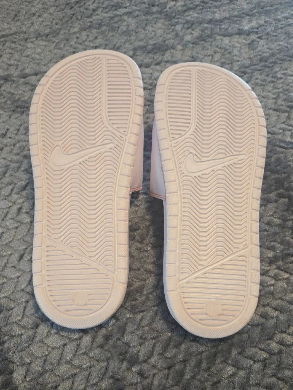 Nike Benassi JDI Slides Women’s 6 Light Blush Pink White 343881-115 New in Box